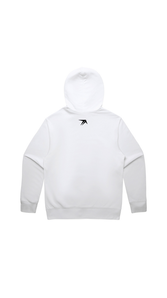 White Thrive Hoodie