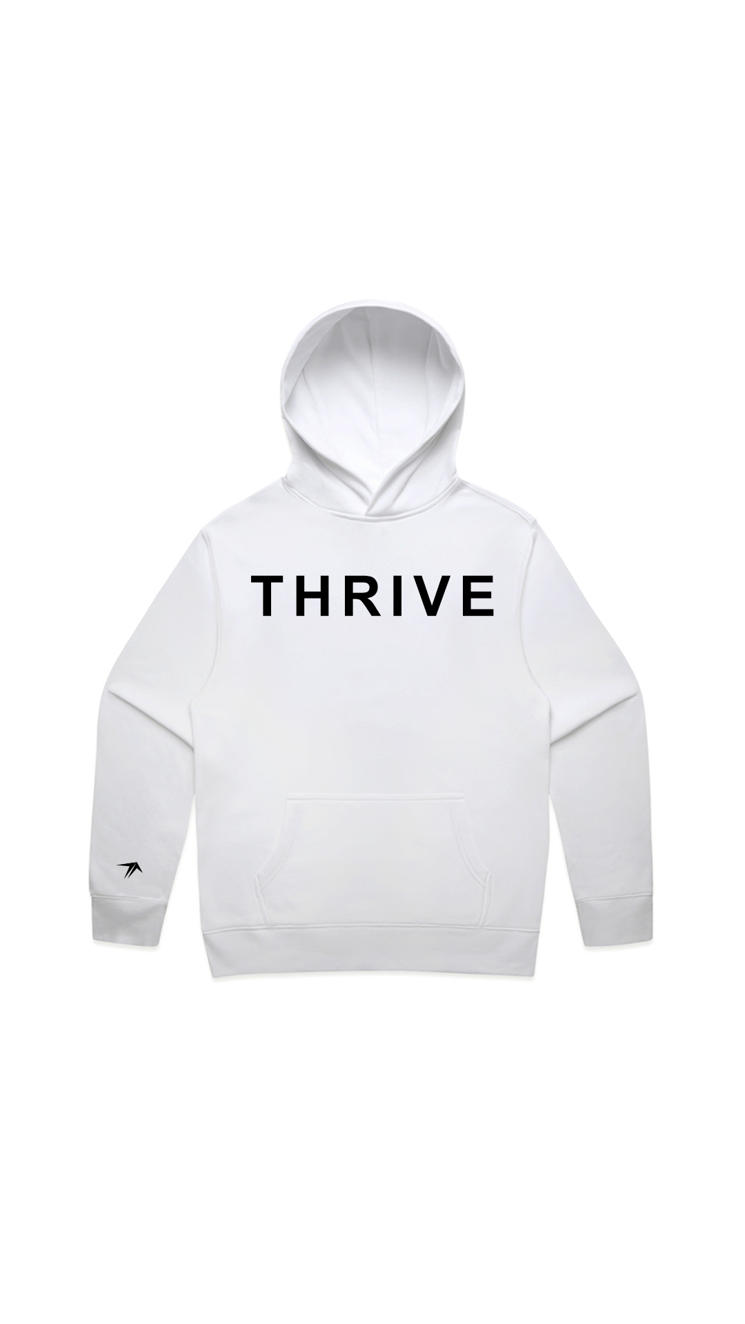 White Thrive Hoodie