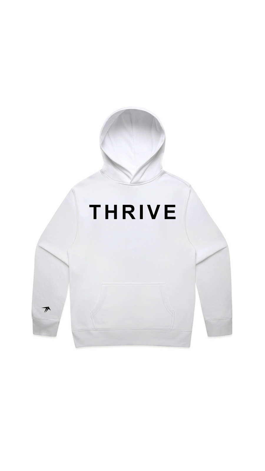 White Thrive Hoodie